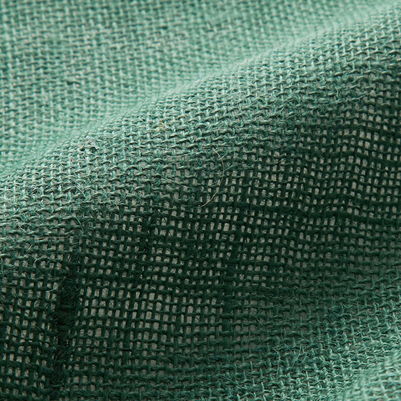 Tissu de décoration Jute Uni 150 cm – vert sapin,  image number 3