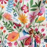 Tissu de décoration Semi-panama Fleurs multicolores – ivoire/violet pastel,  thumbnail number 3