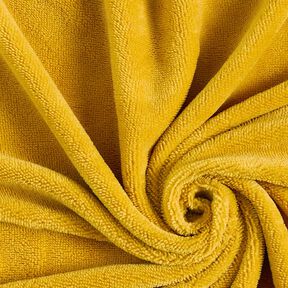 Tissu éponge douillet Bambou Uni – curry, 