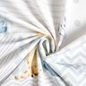 Tissu de décoration Sergé coton Baby Dschungeltiere Impression numérique – blanc/bleu clair,  thumbnail number 3