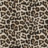 Tissu de décoration Jacquard Motif léopard tissé – beige clair/noir,  thumbnail number 1