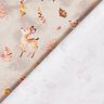 Jersey coton Cerf heureux dans les feuilles d'automne Impression numérique  – nature,  thumbnail number 4