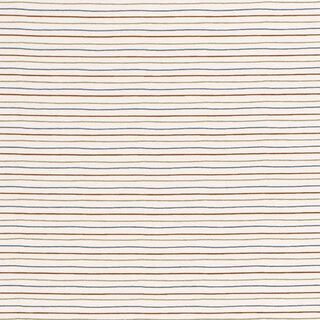 Jersey coton Lignes dessinées  – écru, 