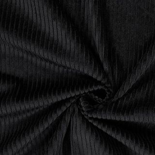 Velours à grosses côtes camaïeu – noir, 
