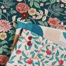 Tissu de décoration Semi-panama Jolis fruits – nature/pétrole,  thumbnail number 5