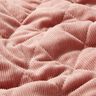 Tissu matelassé Velours côtelé à losanges avec envers fourrure – vieux rose,  thumbnail number 3
