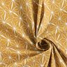 Coton enduit Étoiles graphiques – moutarde/blanc,  thumbnail number 4