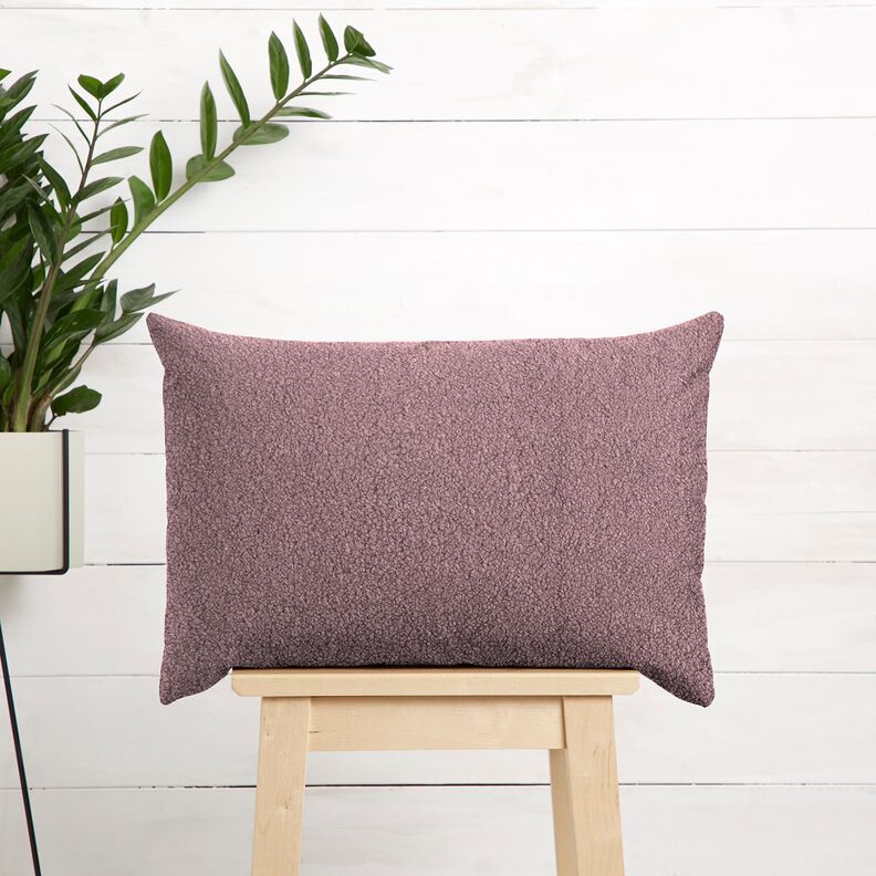 Tissu de revêtement Aspect peau de mouton – gris mauve, image number 8