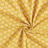 Jersey de coton faire briller les fleurs – jaune curry,  thumbnail number 3