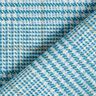 Drap de laine Prince de Galles – turquoise,  thumbnail number 7