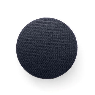 Bouton recouvert Gloss - bleu marine, 