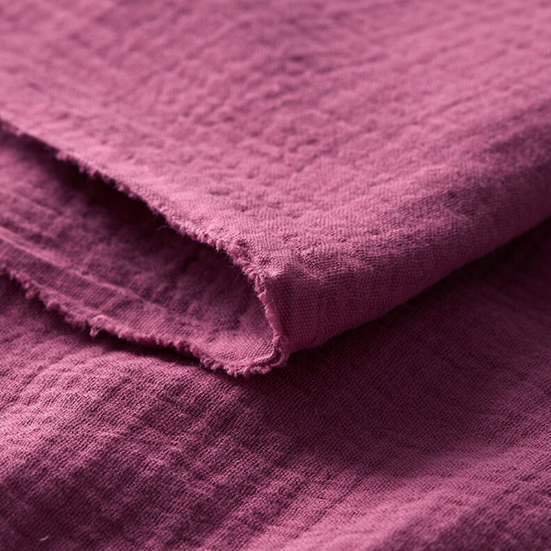 Tissu double gaze de coton – lavande, image number 5