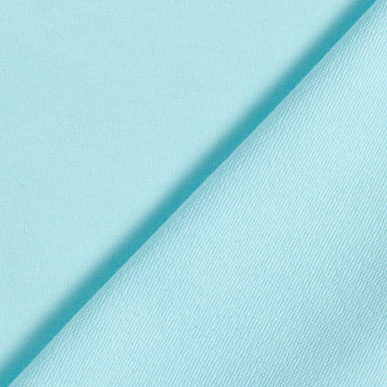French Terry léger uni – bleu glacier,  image number 5