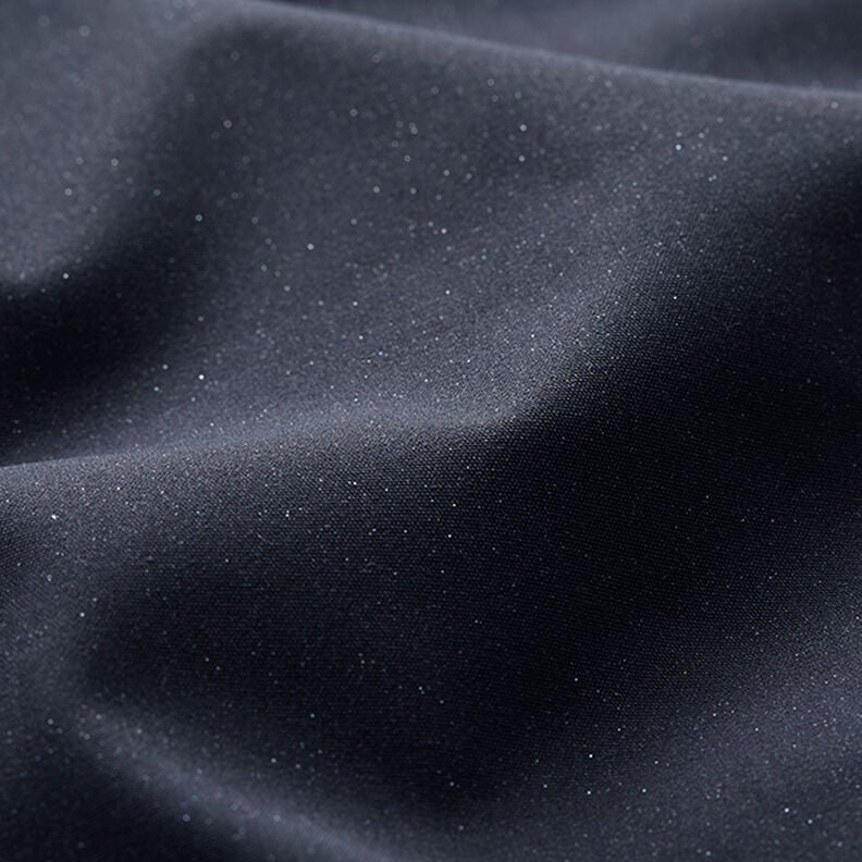 Tissu pour veste de pluie paillettes – bleu marine,  image number 3