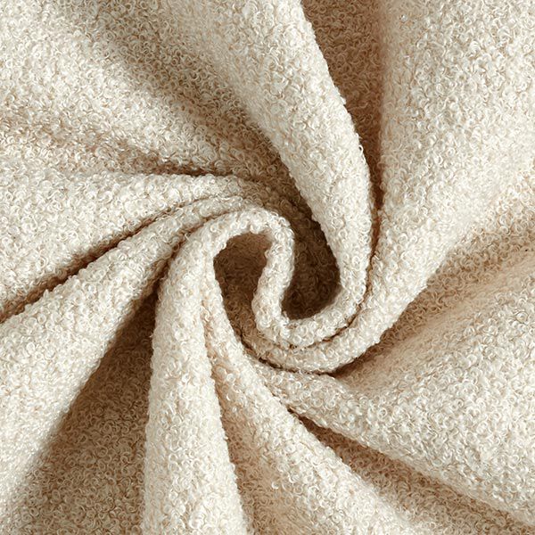 Tissu de revêtement bouclé – beige clair,  image number 1