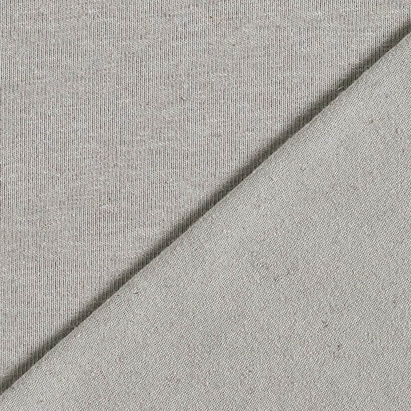 Jersey mélange coton lin uni – gris,  image number 3