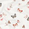 Tissu double gaze de coton Papillons mignons Impression numérique | Poppy Fabrics – ivoire/orange,  thumbnail number 2