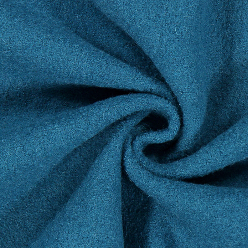 Loden de laine foulé – bleu acier,  image number 1