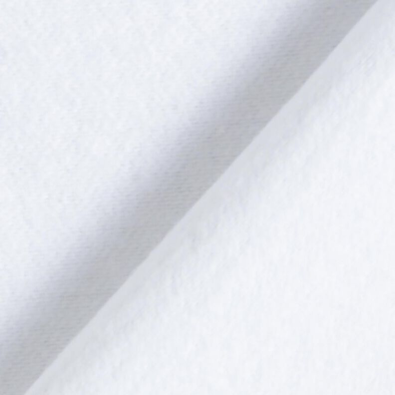 Tissu en coton Molton – blanc – Échantillon,  image number 3