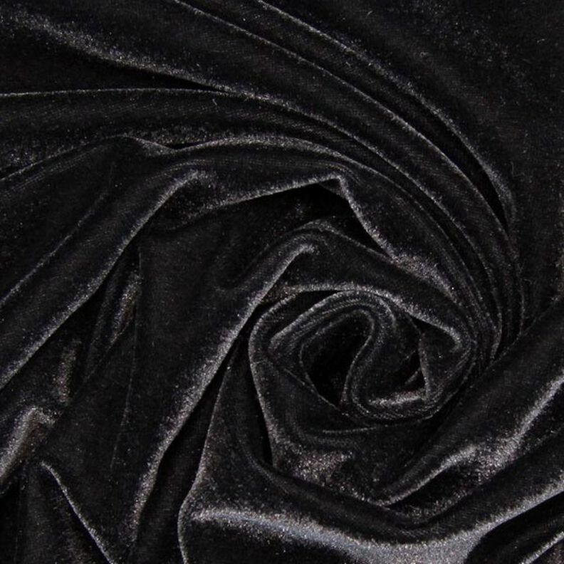 Velours stretch noir,  image number 2