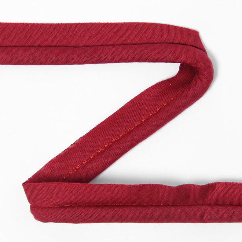 Galon passepoil en coton [20 mm] - rouge,  image number 1