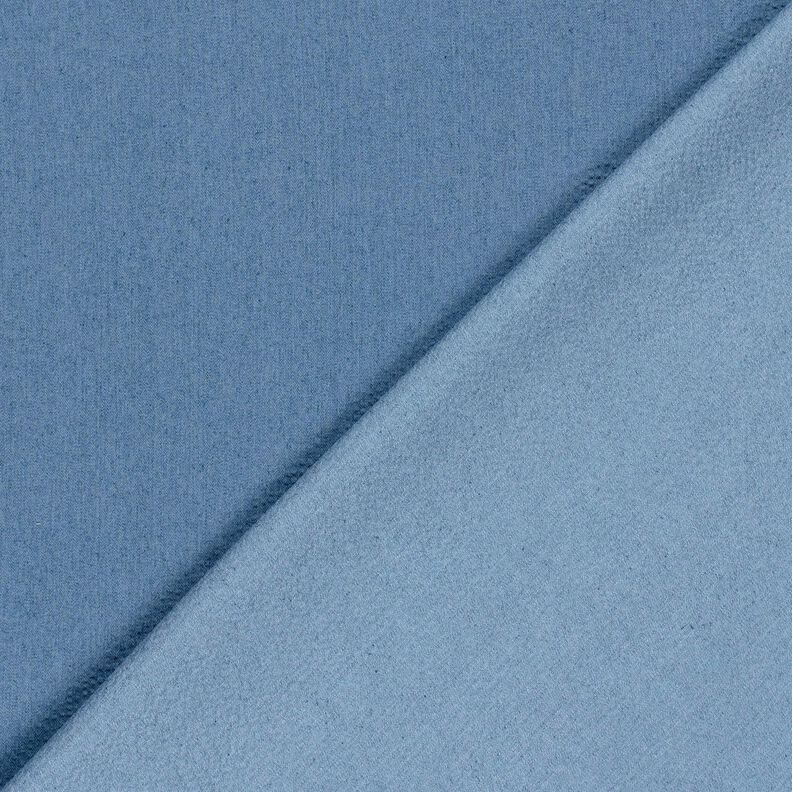 Denim de coton mélangé Seersucker – bleu jean,  image number 3