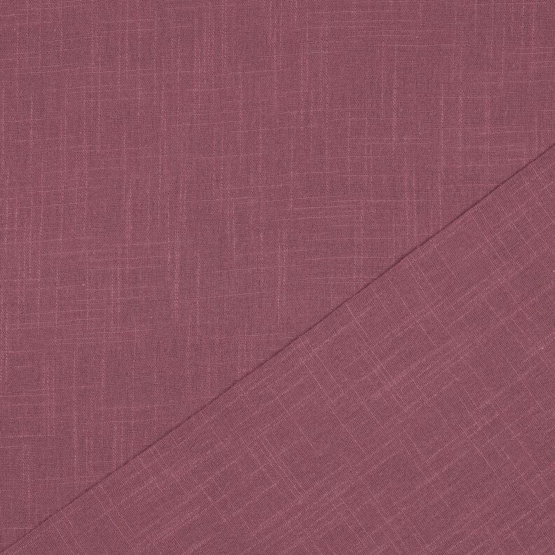 Tissu en coton Aspect lin uni – mauve, image number 3