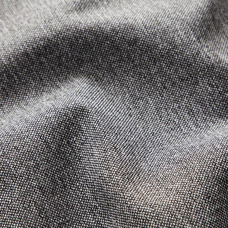 Tissu d’ameublement subtilement chiné – anthracite,  image number 2