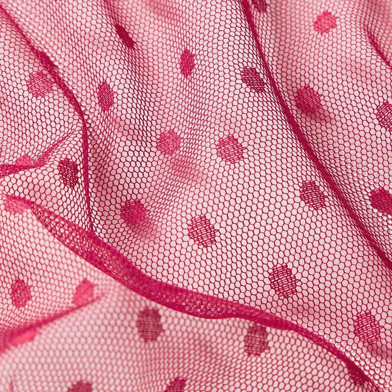 Softmesh Pois – rouge foncé,  image number 3