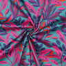 Satin de coton Lush Leaves | Nerida Hansen – turquoise/pourpre,  thumbnail number 3