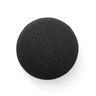 Bouton recouvert, Tissu croisé coton – noir,  thumbnail number 1