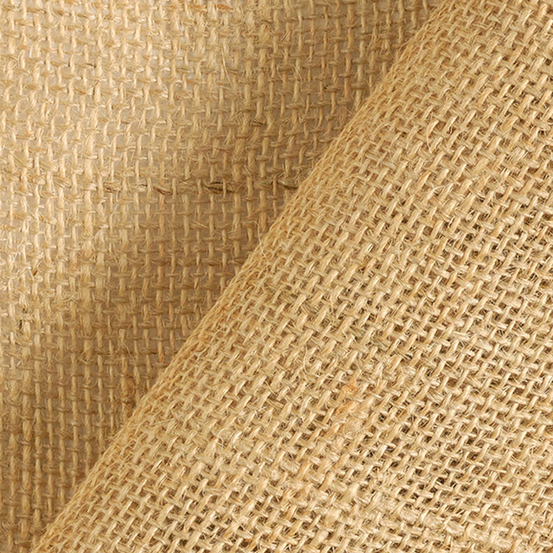 Tissu de décoration Jute Uni 150 cm – beige,  image number 4