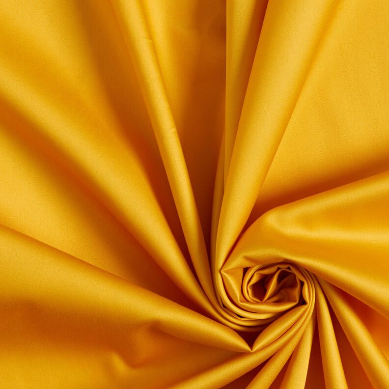Satin de coton Uni – jaune curry,  image number 1