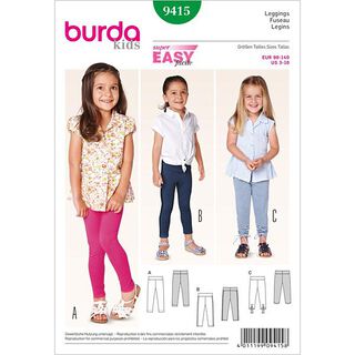 Leggins, Burda 9415, 