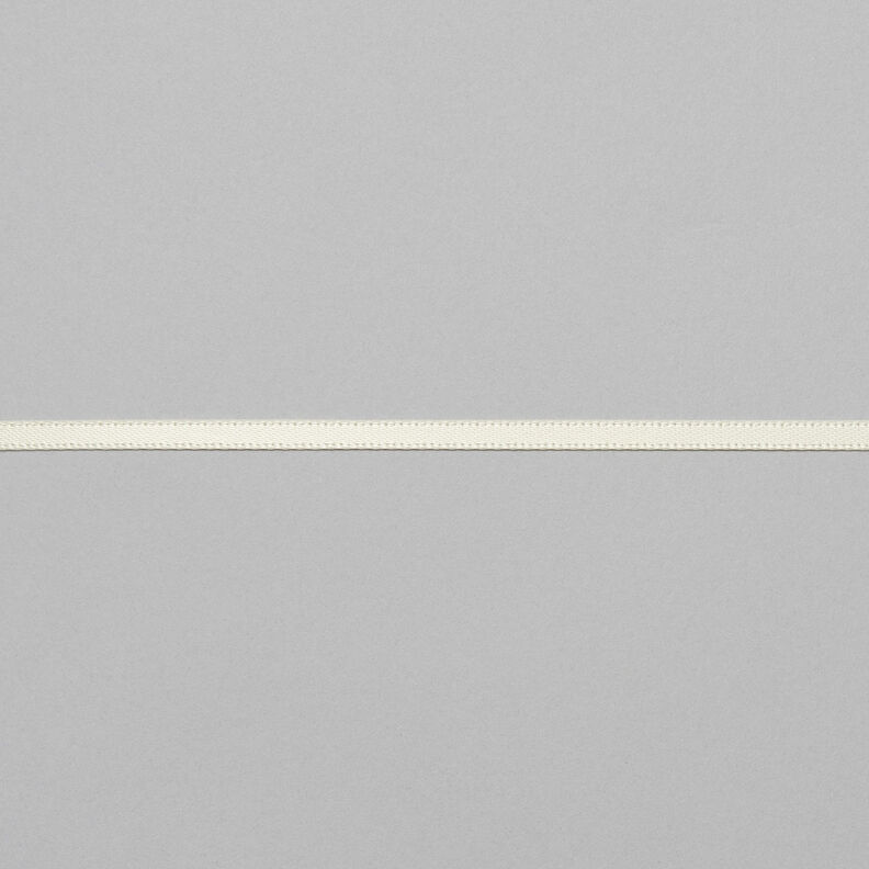 Ruban de satin [3 mm] – écru,  image number 1
