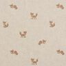 Tissu de décoration Semi-panama Petits renards – nature/caramel,  thumbnail number 1