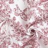 Tissu de décoration Canvas romantisme – blanc/carmin,  thumbnail number 3