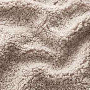 Tissu d’ameublement en teddy – beige foncé, 