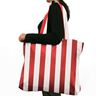 Sergé en coton Rayures 4 – rouge/blanc,  thumbnail number 5