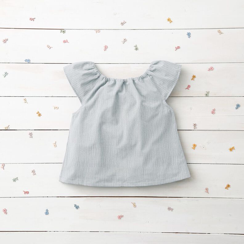 Tissu double gaze de coton – bleu clair, image number 8