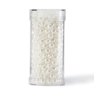 Perles Renaissance [Ø 4 mm | env. 345 pièces] - blanc | Gütermann creativ, 