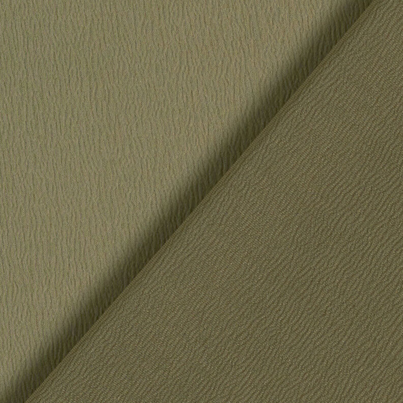 Crêpe de satin Uni – olive,  image number 3