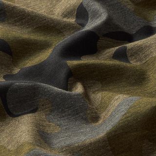 Jersey romanite camouflage grand – gris foncé/olive foncé, 