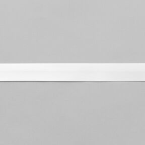 Biais Satin [20 mm] – blanc, 