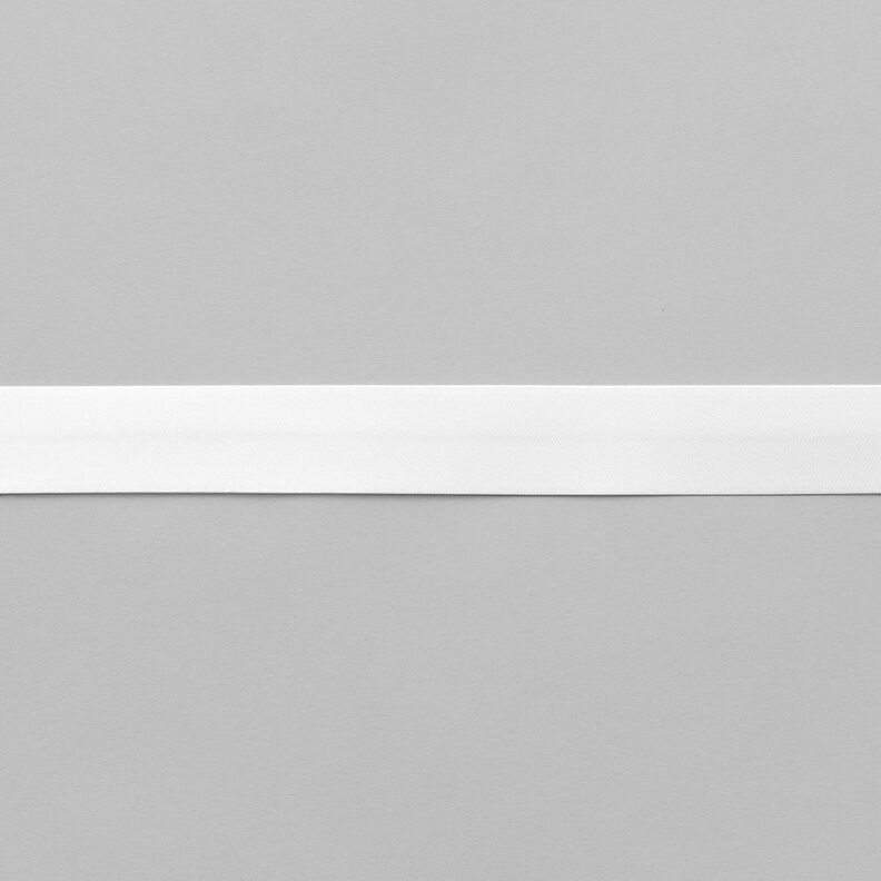Biais Satin [20 mm] – blanc,  image number 1