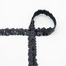 Bordure élastique paillettée [20 mm] – noir,  thumbnail number 1