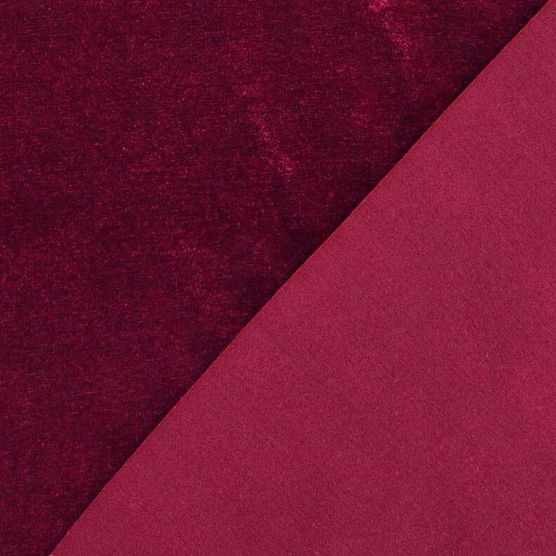 Velours stretch – rouge bordeaux,  image number 3