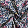Tissu de décoration Semi-panama Petites fleurs – bleu marine,  thumbnail number 3