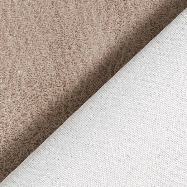 Tissu d’ameublement Imitation cuir Pamero – taupe,  image number 4