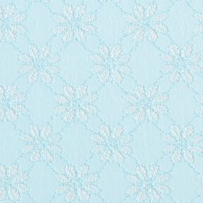 Stretch Fleurs en dentelle – bleu glacier, 